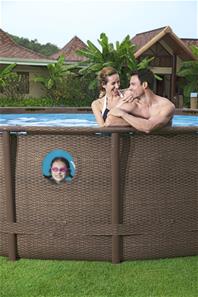 Bestway  Power Steel  Swim Vista II 549 x 122 cm m/pump, stege m.m.-4