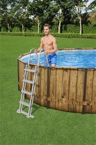 Bestway  Power Steel  Swim Vista II 549 x 122 cm m/pump, stege-3