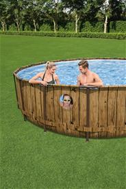 Bestway  Power Steel  Swim Vista II 549 x 122 cm m/pump, stege-5