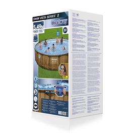 Bestway  Power Steel  Swim Vista II 549 x 122 cm m/pump, stege-8
