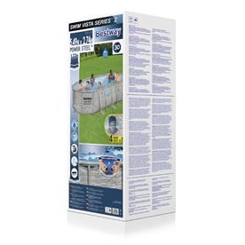 Bestway Power Steel  Swim Vista II 549 x 274 x 122 cm med pump, stege etc.-8