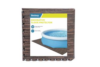 Bestway Skydd för poolgolv Dekorativ 12 st (50 x 50 cm)-2