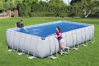 Bestway Solar  Poolskydd 6.40m x 2.74m/7.32m x 3.66m-5