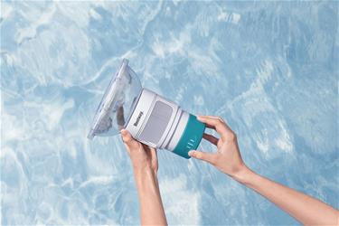 Bestway SolarGlow LED kemikaliedispenser med 4-färgad belysning-5