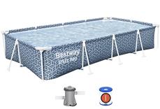 Bestway Steel Pro Frame Pool 366 x 201 x 66 cm Pool med pump