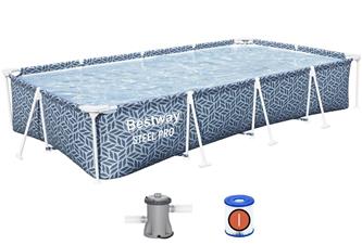  Bestway Steel Pro Frame Pool 366 x 201 x 66 cm Pool med pump