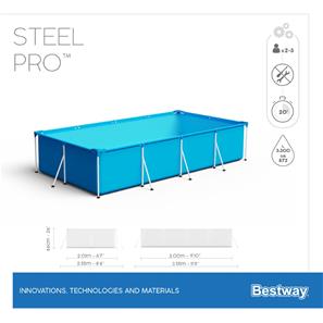 Bestway Steel Pro Frame Pool 3.00m x 2.01m x 66cm-6