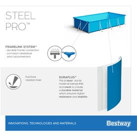 Bestway Steel Pro Frame Pool 3.00m x 2.01m x 66cm-7