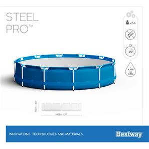  Bestway Steel Pro Frame Pool 305 x 76 cm-5