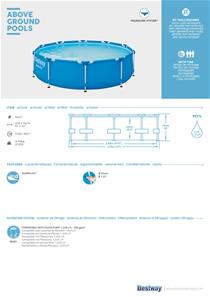  Bestway Steel Pro Frame Pool 305 x 76 cm-7