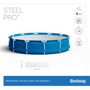 Bestway Steel Pro Frame Pool 366 x 76 cm m. pump-5