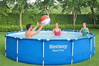  Bestway Steel Pro Frame Pool 396 x 84 cm  m. filter pump-4