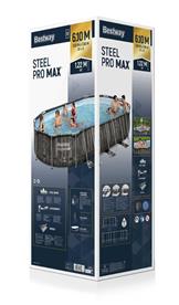 Bestway Steel Pro MAX 610 x 366 x 122 cm Oval pool m/pump, stege-13