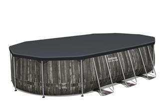 Bestway Steel Pro MAX 610 x 366 x 122 cm Oval pool m/pump, stege-3