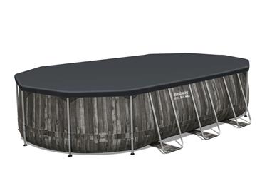 Bestway Steel Pro MAX 610 x 366 x 122 cm Oval pool m/pump, stege-3