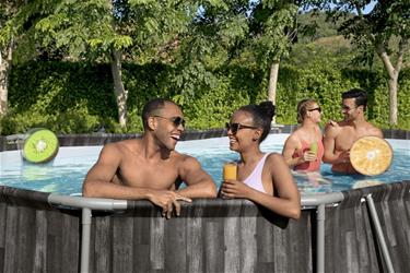 Bestway Steel Pro MAX 610 x 366 x 122 cm Oval pool m/pump, stege-4