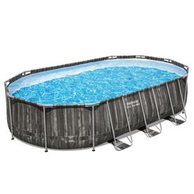 Bestway Steel Pro MAX 610 x 366 x 122 cm Oval pool m/pump, stege-8