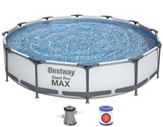 Bestway Steel Pro MAX Frame Pool 366 x 76cm m. filter pump