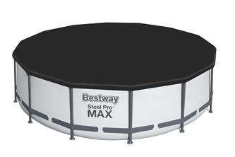  Bestway Steel Pro MAX Frame Pool 427 x 107cm m/pump, stege, etc.-3