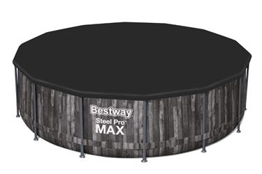  Bestway Steel Pro MAX Frame Pool 427 x 107cm m/pump, stege - Ny modell!-2