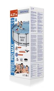  Bestway Steel Pro MAX Frame Pool 427 x 122 cm m/pump, stege, etc.-5