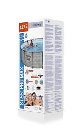  Bestway Steel Pro Max Frame Pool 427 x 122 cm m/pump, stege - Ny modell!-11