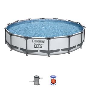 Bestway Steel Pro MAX Frame Pool 427 x 84 cm m. filter pumpe-5