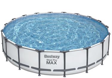  Bestway Steel Pro MAX Frame Pool 549 x 122cm m/pump, stege, etc.-3