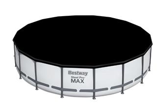  Bestway Steel Pro MAX Frame Pool 549 x 122cm m/pump, stege, etc.-4