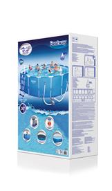  Bestway Steel Pro MAX Frame Pool 549 x 122cm m/pump, stege, etc.-8