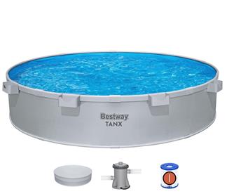 Bestway TANX All-in-One rund bassängset 305 x 61 cm
