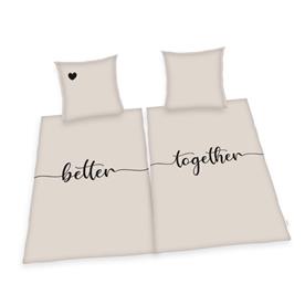 Better together Partnerpaket Sängkläder (2 set) – 100 procent bomull