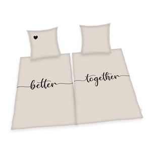 Better together Partnerpaket Sängkläder (2 set) – 100 procent bomull