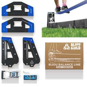 Bijou Build balansbom och slackline för trädgården-7