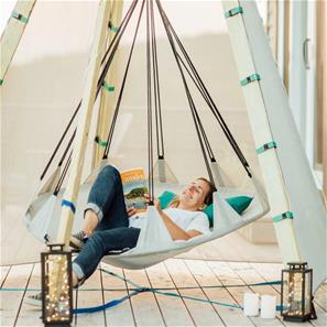 Bijou Build Hover – extra stor plattformsgunga och hängande lounge-2