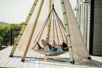 Bijou Build Hover – extra stor plattformsgunga och hängande lounge-6