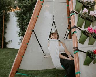 Bijou Build Sway hängstol, gungstol och mysig sittplats-2