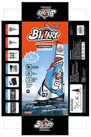 Binary V3 RTR Mini Catamaran 2.4G RTR  Radiostyrd segelbåt-6