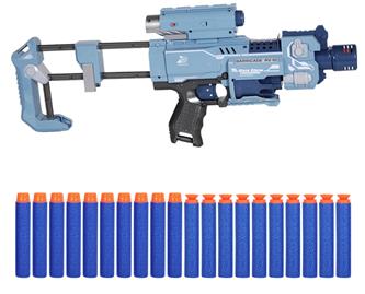 Blaze Storm Barricade – elektrisk laserblaster med mjuka pilar-5