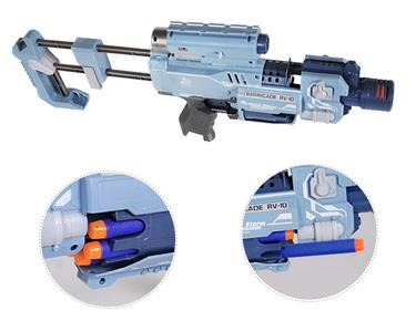 Blaze Storm Barricade – elektrisk laserblaster med mjuka pilar-6