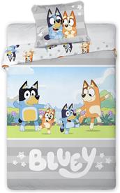Bluey Junior Påslakanset 100x135 cm - 100 procent bomull