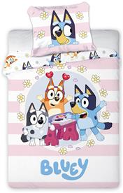 Bluey Junior Påslakanset 100x135 cm - 100 procent bomull