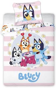 Bluey Junior Påslakanset 100x135 cm - 100 procent bomull