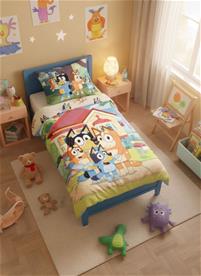 Bluey Junior Påslakanset 100x135 cm - 100 procent bomull-4