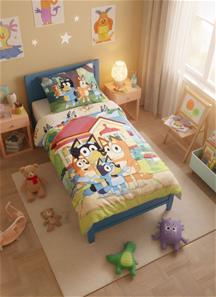 Bluey Junior Påslakanset 100x135 cm - 100 procent bomull-4