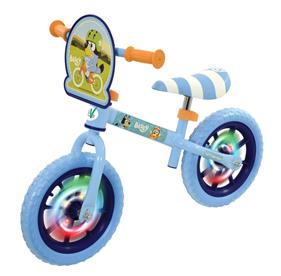 Bluey Springcykel / Balanscykel med LED-ljushjul