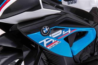 BMW HP4 EL Motorcykel till barn 12V Lithium, blå-5