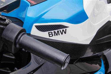 BMW HP4 EL Motorcykel XL för barn 12V Lithium, Blå-10