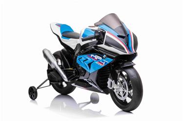 BMW HP4 EL Motorcykel XL för barn 12V Lithium, Blå-12