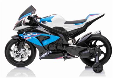 BMW HP4 EL Motorcykel XL för barn 12V Lithium, Blå-2